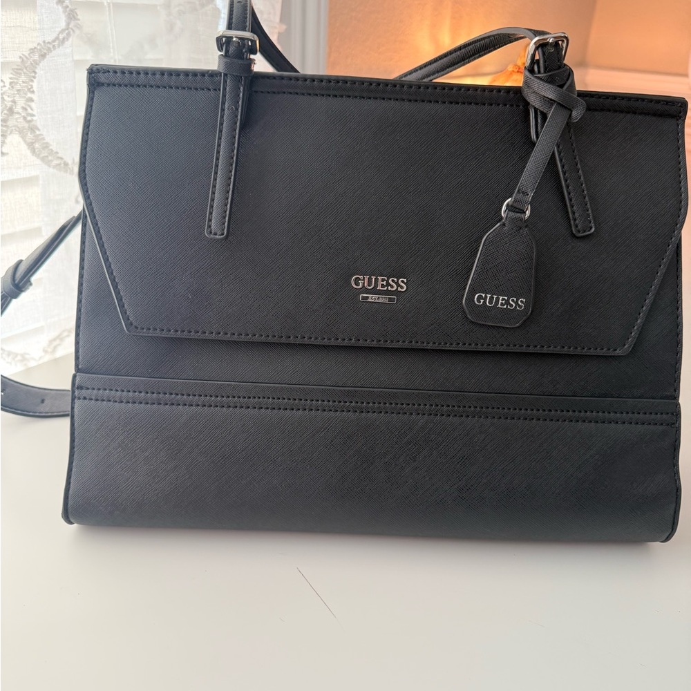 Guess Elegant Black Satchel